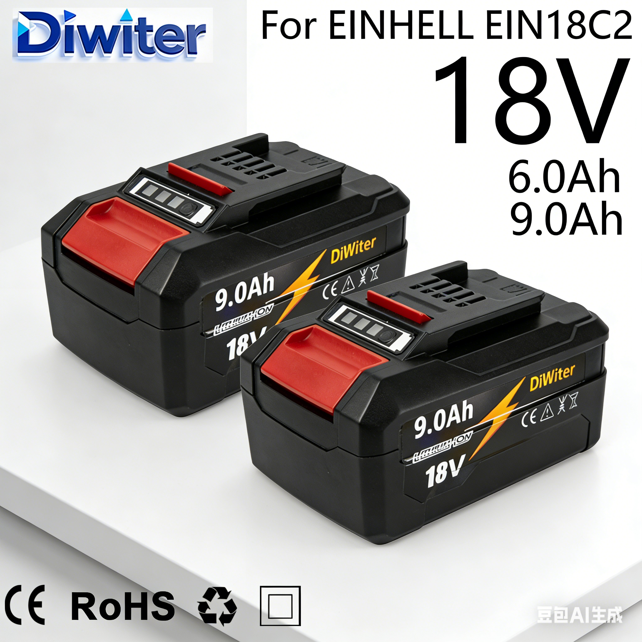 Power Xchange Tools - DIWITE for EINHELL 18V Li-ion Battery