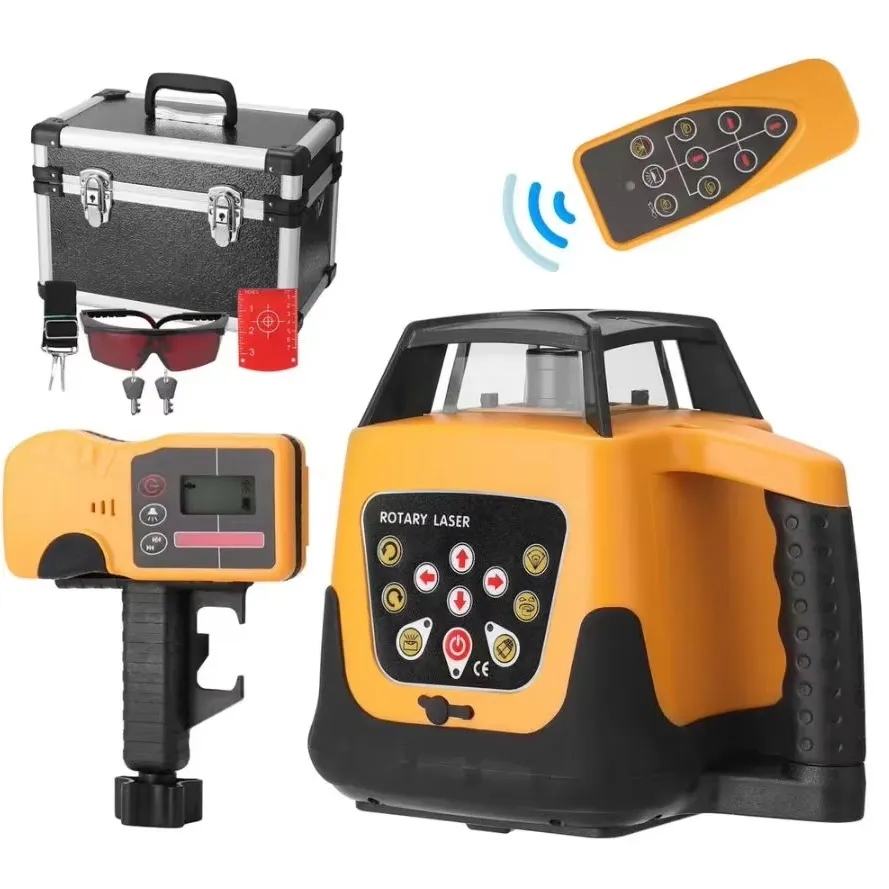 Power Tools That Are Green - Automatic Rotary Laser Level 500m Red