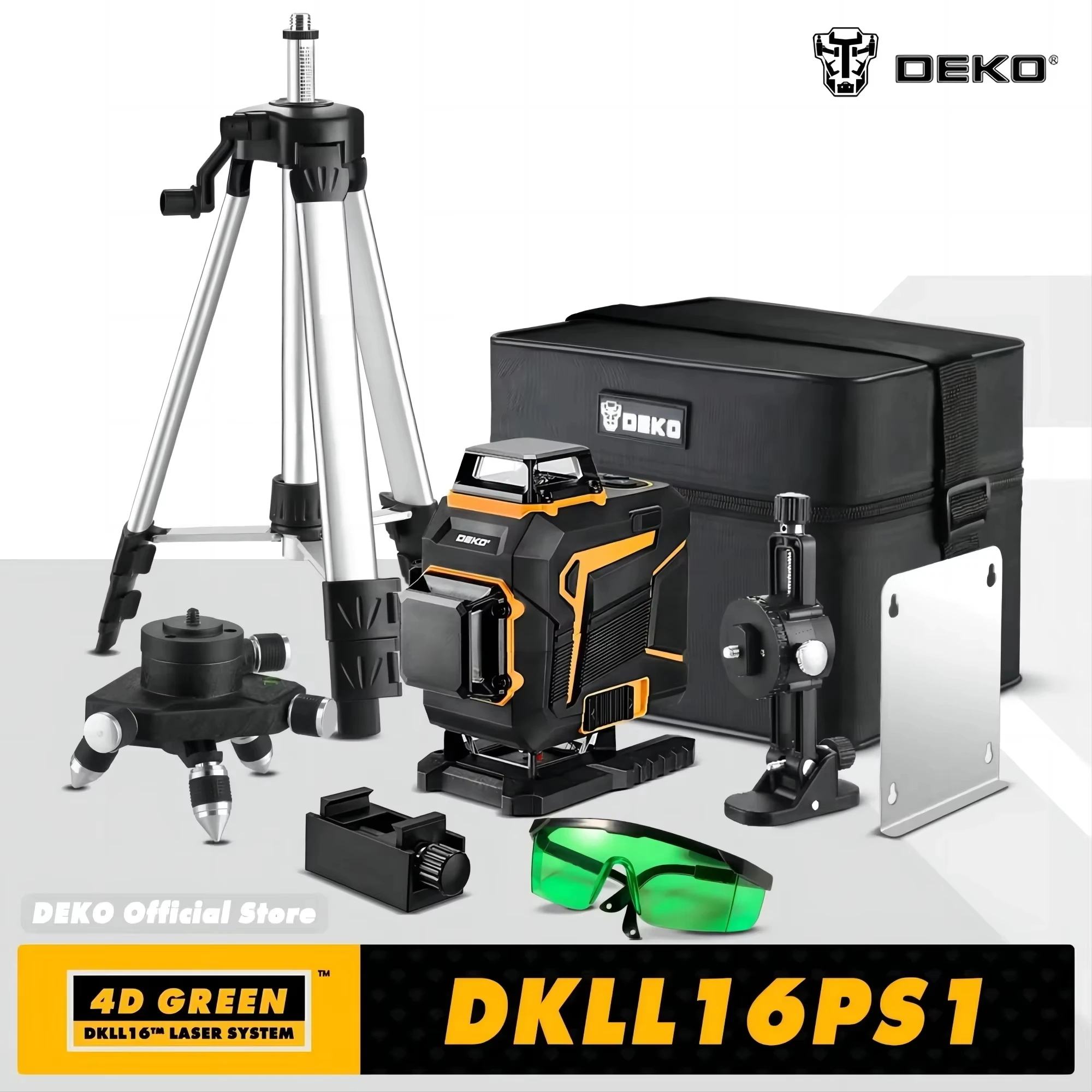 Power Tools That Are Green - DEKO 16/12 Lines 4D Self-Leveling Laser