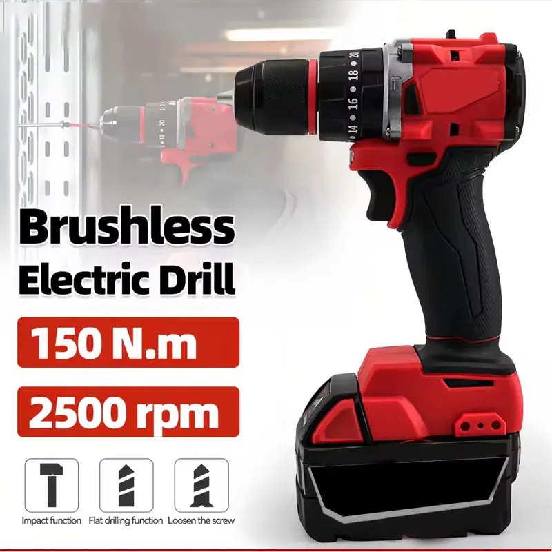 Power Tools On Sale - Small Electric Brushless Impact Drill 150Nm