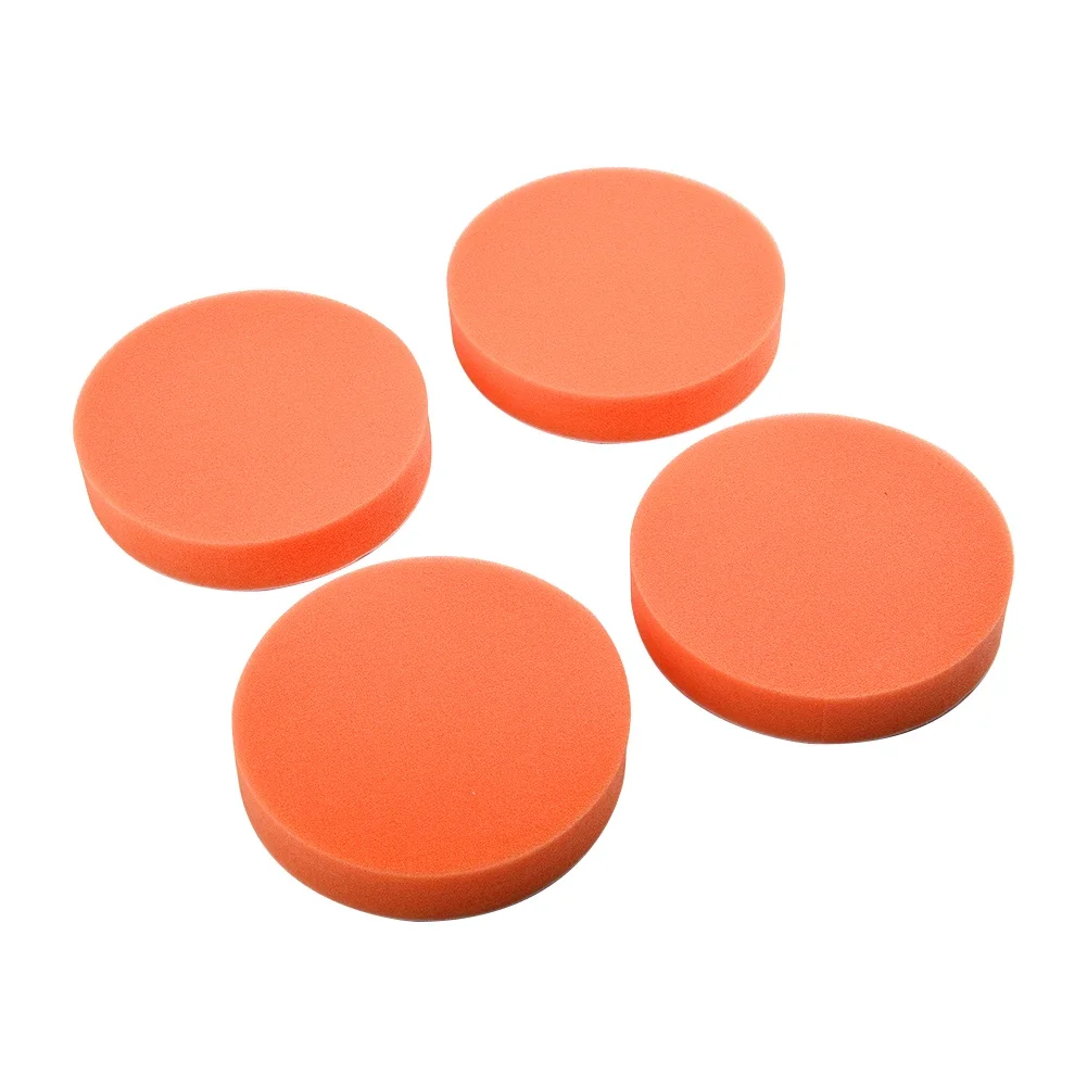 4Pcs 125mm Car Polishing Spong - Power Tools Orange ulasan dan harga