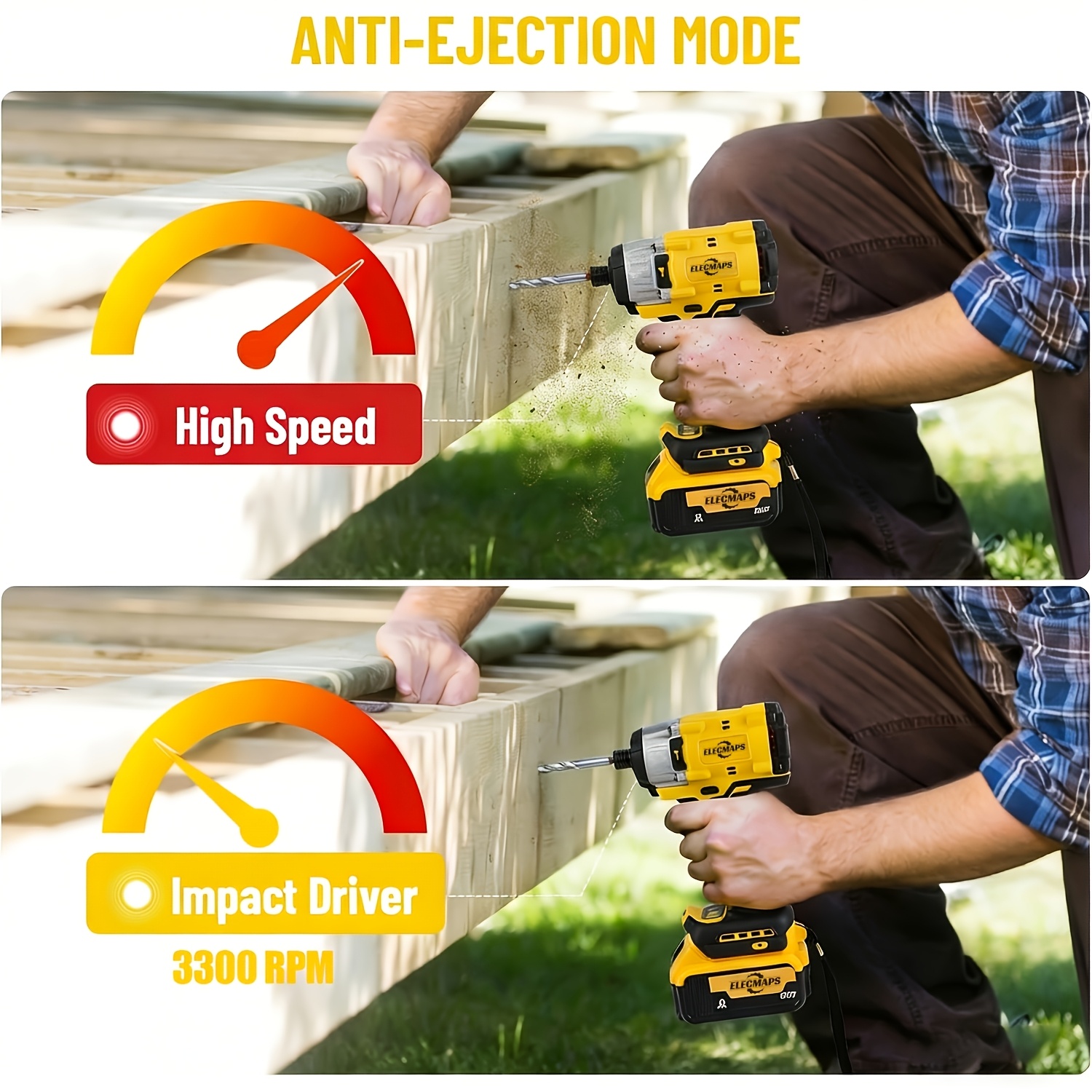 Brushless Impact Driver & Hamm - Cordless Drill Driver ulasan dan harga
