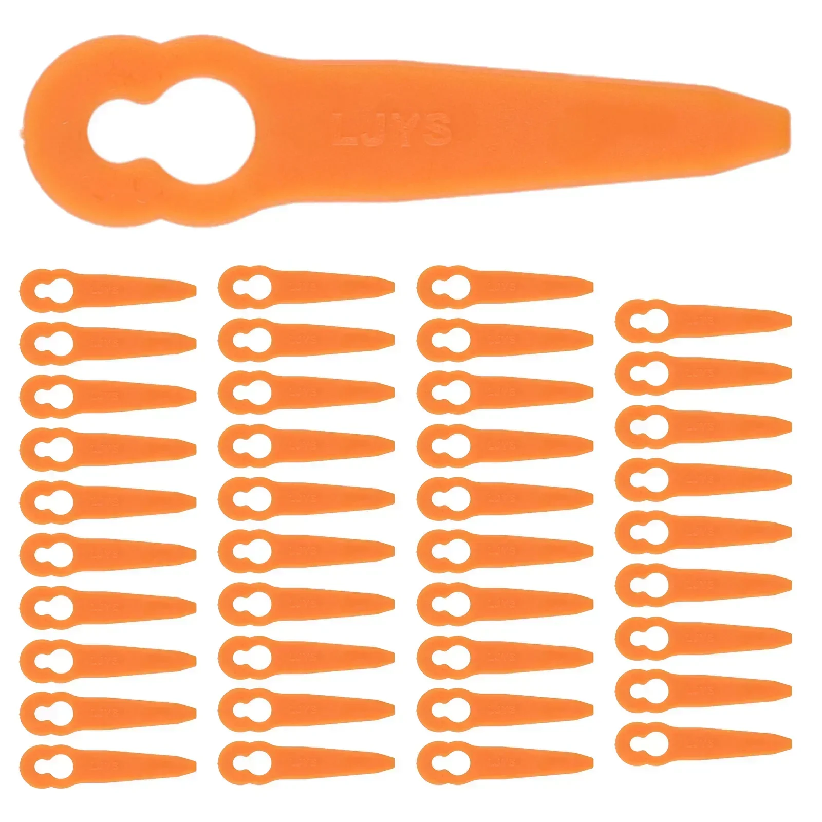 40pcs Plastic Blades Lawn Mowe - Power Tools Orange ulasan dan harga