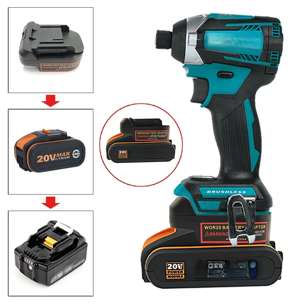 Converter Battery Adapter For  - Power Tools Orange ulasan dan harga