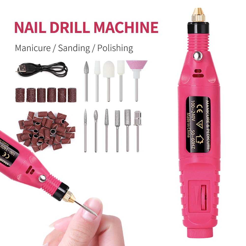 LULAA Portable Electric Nail D - Power Tools Sander ulasan dan harga