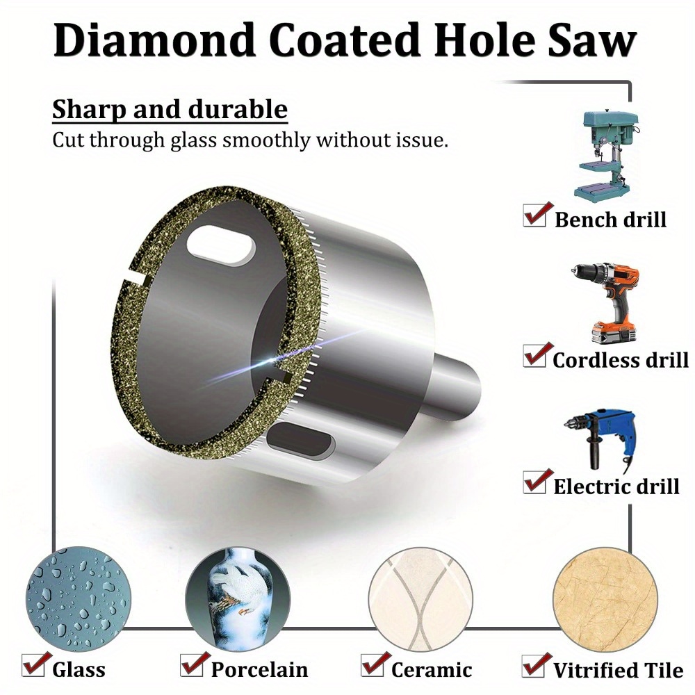 10 Piece Diamond Coated Drill  - Power Tools On Sale ulasan dan harga