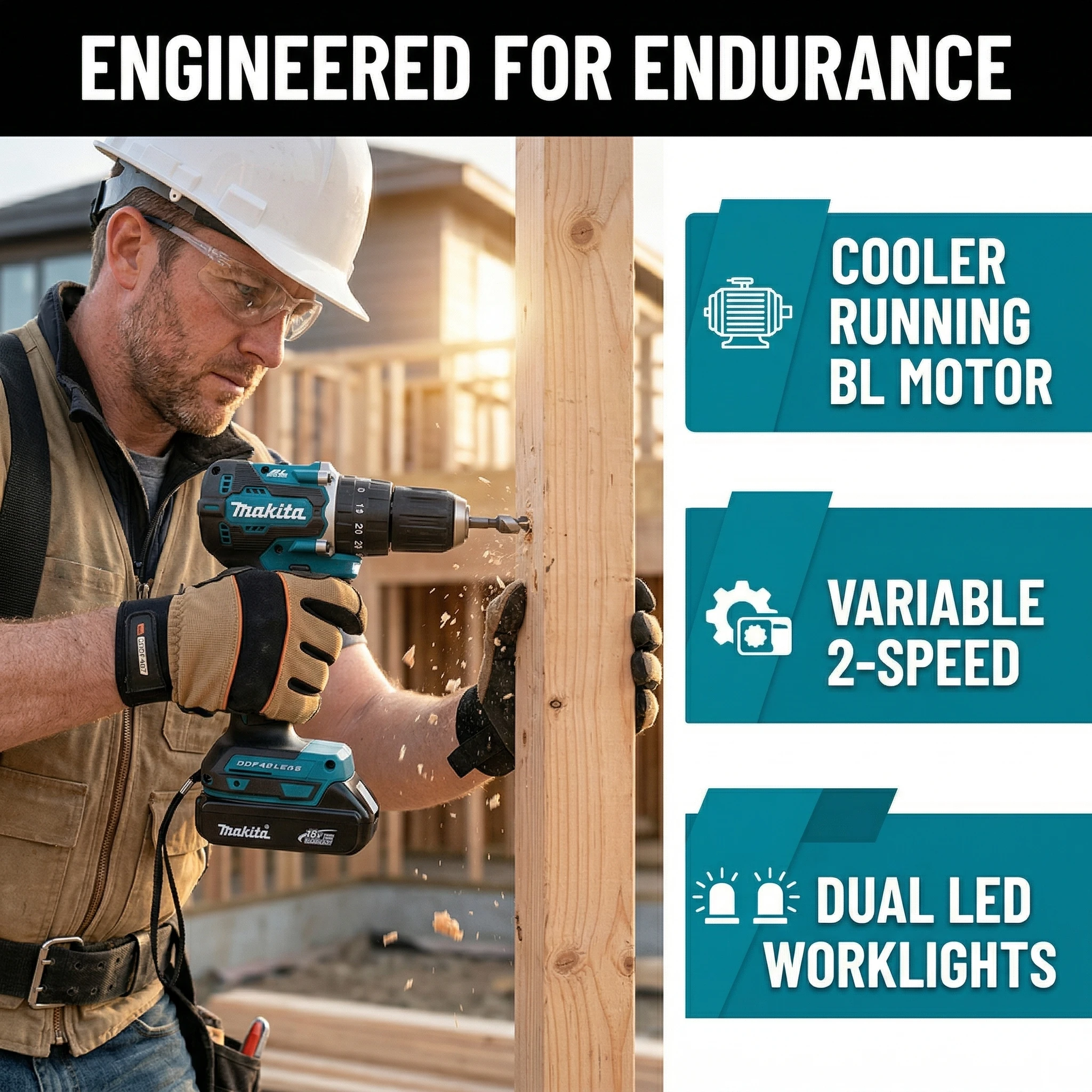 Makita DDF487 Cordless Driver  - Power Tools On Sale ulasan dan harga
