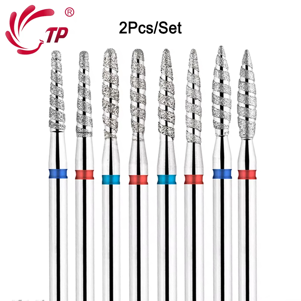 TP 2pcs Flame Diamond Nail Dri - Power Tools Sander ulasan dan harga
