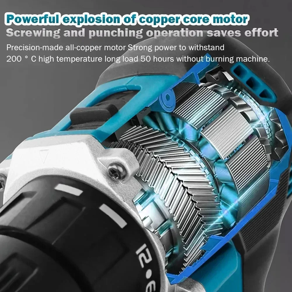 Makita DDF487 Cordless Brushle - Cordless Drill Driver ulasan dan harga