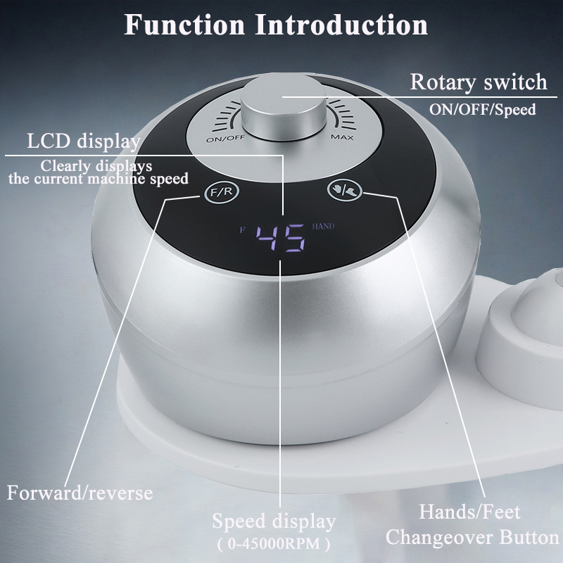 45000RPM Professional Manicure - Power Tools Sander ulasan dan harga