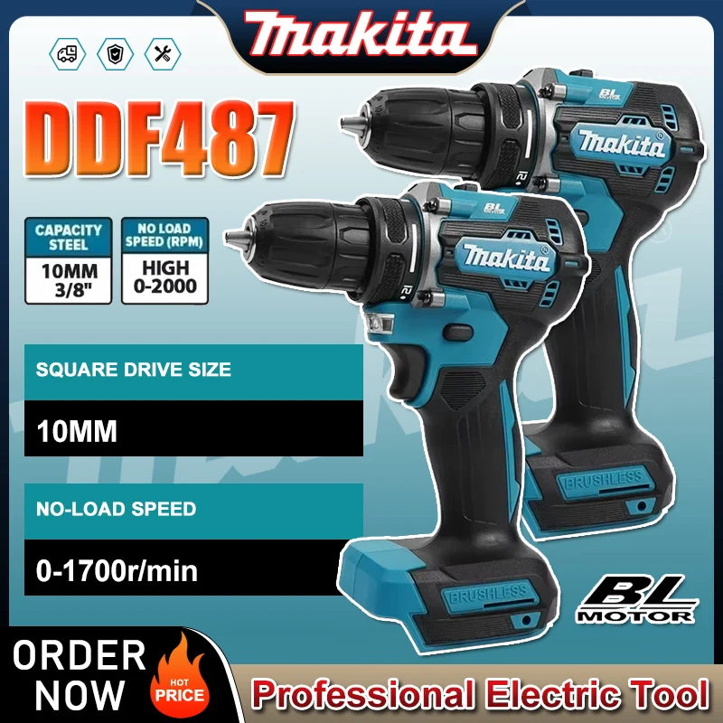 Makita DDF487 18V Cordless Bru - Cordless Drill Driver ulasan dan harga