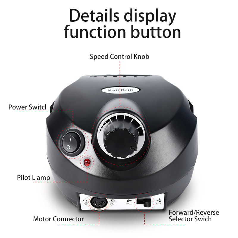 35000RPM Electric Nail Drill P - Power Tools Sander ulasan dan harga