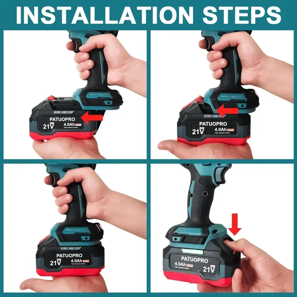 18-21V 2.0Ah 4.0Ah 6.0Ah Recha - Power Tools On Sale ulasan dan harga