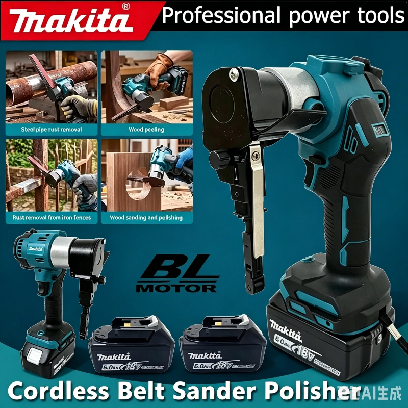 Makita Brushless Cordless Belt - Power Tools Sander ulasan dan harga